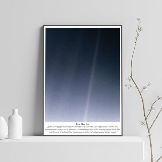 Pale Blue Dot Carl Sagan Poster